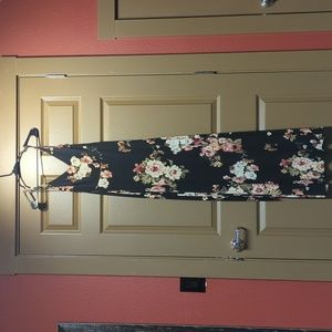 Windsor semi-formal dress roses tie in back